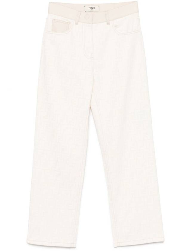 Fendi Regular-Fit Ff Denim Jeans Clothing - FENDI - BALAAN 1