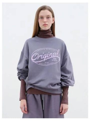 ORIGINAL LOGO SWEATSHIRT CHARCOAL - BENSIMON - BALAAN 1