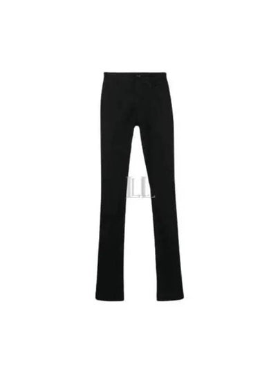 Logo Slim Fit Straight Pants Black - POLO RALPH LAUREN - BALAAN 2