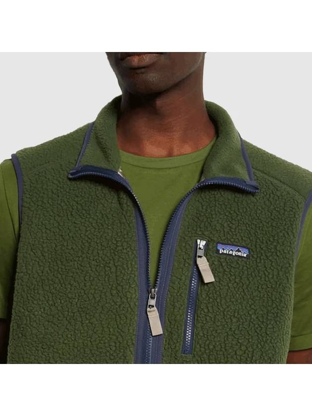 Men's Retro Pile Vest Green - PATAGONIA - BALAAN 5