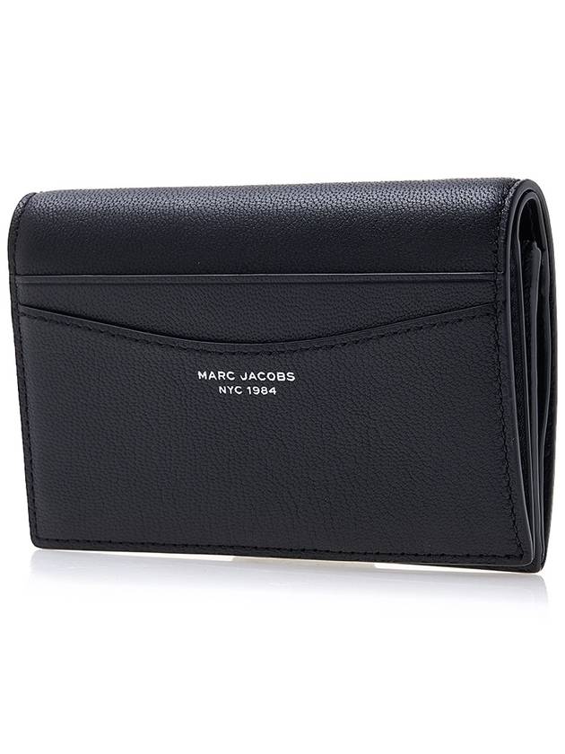 The Slim 84 Leather Half Wallet Black - MARC JACOBS - BALAAN 3