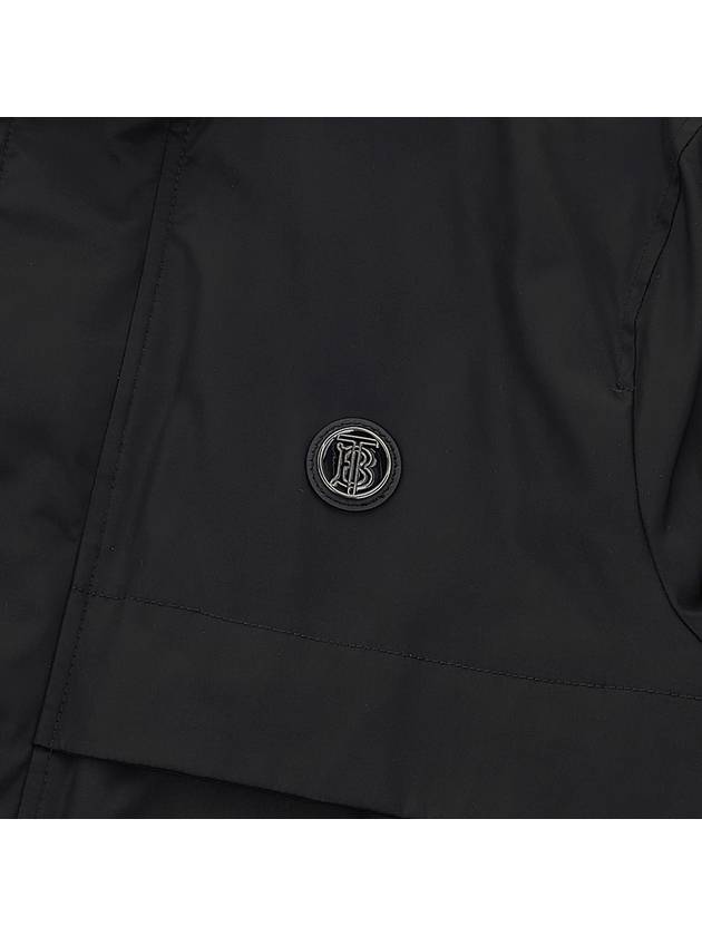 Men's Packaway Monogram Motifwindbreaker Black - BURBERRY - BALAAN 7