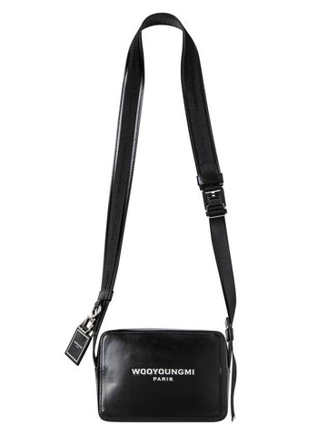 Square Leather Mini Cross Bag Black - WOOYOUNGMI - BALAAN 1