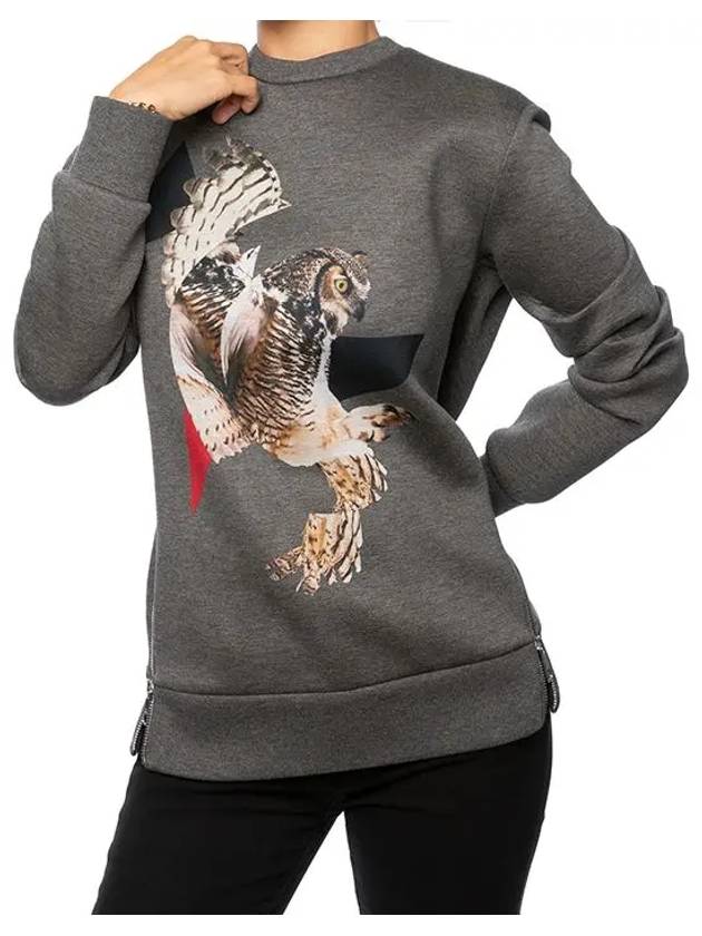 Eagle Printing Neoprene Sweatshirt PBJS193S - NEIL BARRETT - BALAAN 3