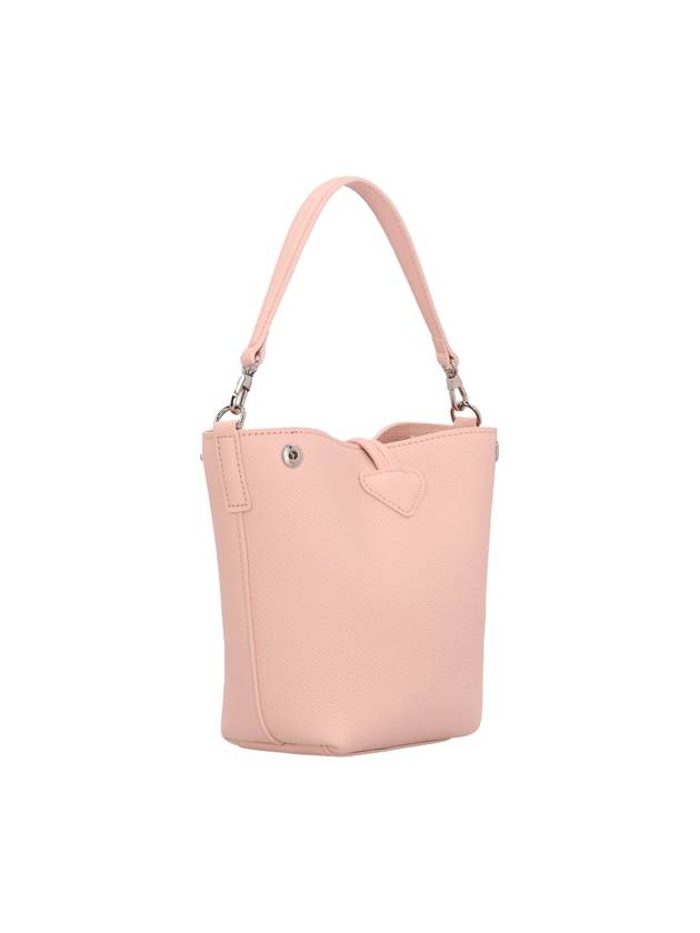 Le Roseau XS Leather Bucket Bag Pink - LONGCHAMP - BALAAN 3