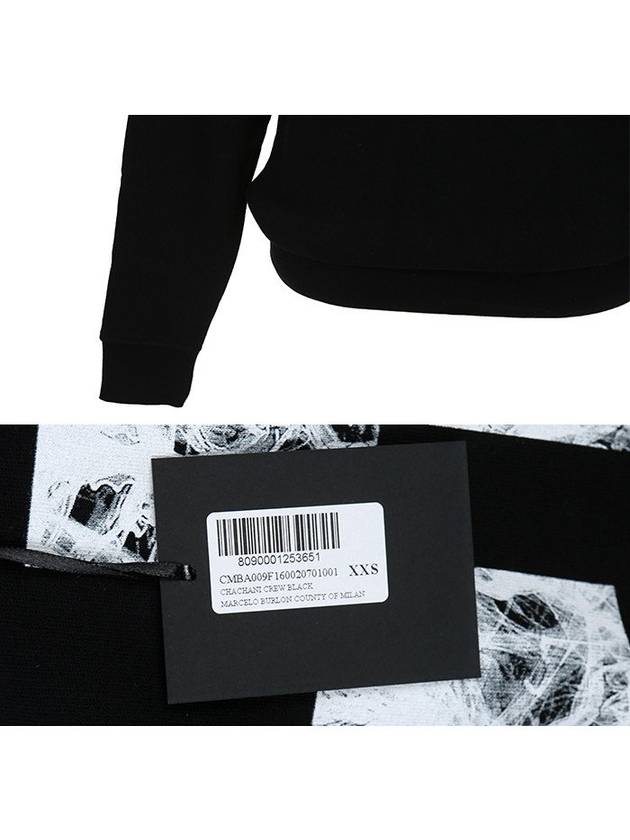 2070 1001 CHACHANI CREW BLACK Sweatshirt - MARCELO BURLON - BALAAN 7