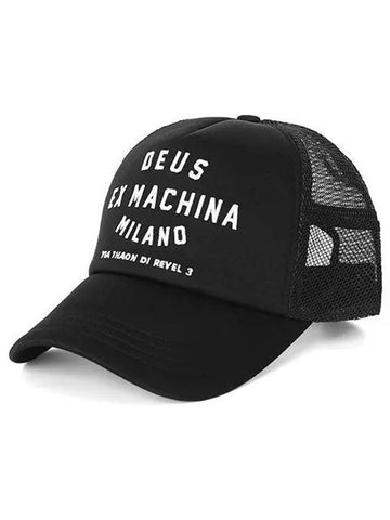 DMW41808R BLK Milan Address Trucker Black Men s Short Sleeve T Shirt 1136689 - DEUS EX MACHINA - BALAAN 1