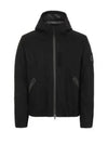 Shadow Wappen Soft Shell Hooded Zip Up Black - STONE ISLAND - BALAAN 2