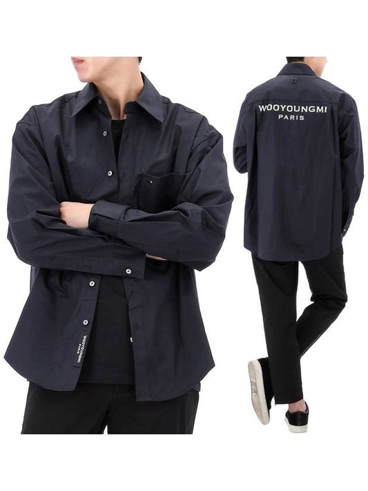 Cotton Back Logo Shirt W243SH07812N - WOOYOUNGMI - BALAAN 1