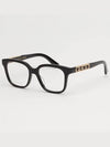 Eyewear Logo Square Eyeglasses Black - GUCCI - BALAAN 6