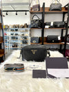 Daol Sangin Branch Vitello Double Zipper Leather Cross Bag 1BH082 Condition A - PRADA - BALAAN 2