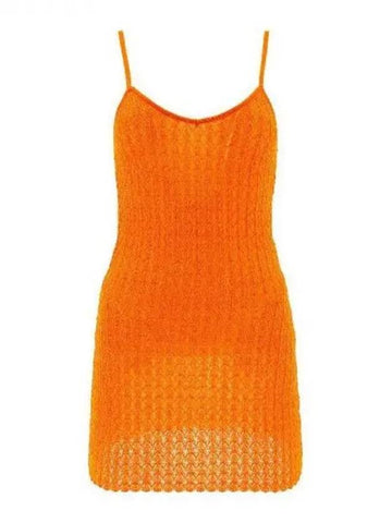 crochet scallop slip dress - ERL - BALAAN 1