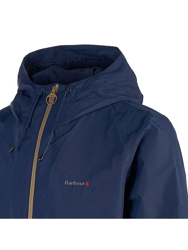 Logo Hiker Hooded Jacket Navy - BARBOUR - BALAAN 6