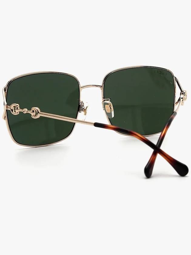 Eyewear Square Metal Sunglasses Gold - GUCCI - BALAAN 5