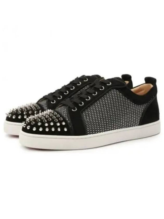 Louis Spike Olato Low Top Sneakers Black - CHRISTIAN LOUBOUTIN - BALAAN 2