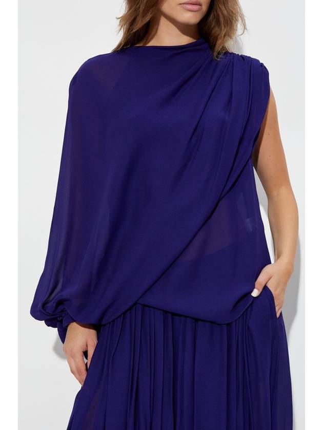 Alaïa Asymmetric Top, Women's, Purple - ALAIA - BALAAN 3