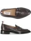 Grosgrain Loop Trim Loafers Brown - THOM BROWNE - BALAAN 2