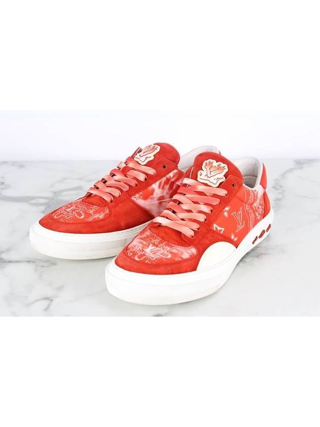 LV Bandana Ollie Sneakers Red 8 270 - LOUIS VUITTON - BALAAN 6