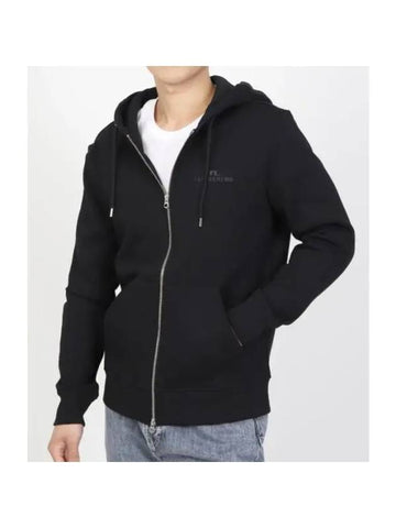 Alpha Hooded Zip-Up Jacket Black - J.LINDEBERG - BALAAN 1