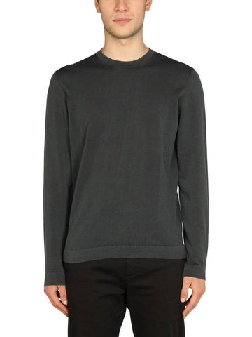 Drumohr Cotton Crew Neck Sweater - DRUMOHR - BALAAN 1