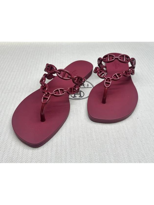 Island Sandals Rouge H - HERMES - BALAAN 3