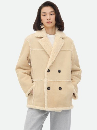 Bottega Veneta Coats Beige - BOTTEGA VENETA - BALAAN 1