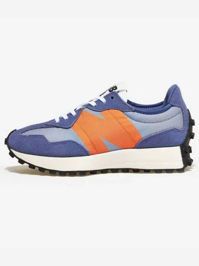 327 Women's Sneakers Magnetic Blue Varsity Orange 327 WS327CB - NEW BALANCE - BALAAN 2