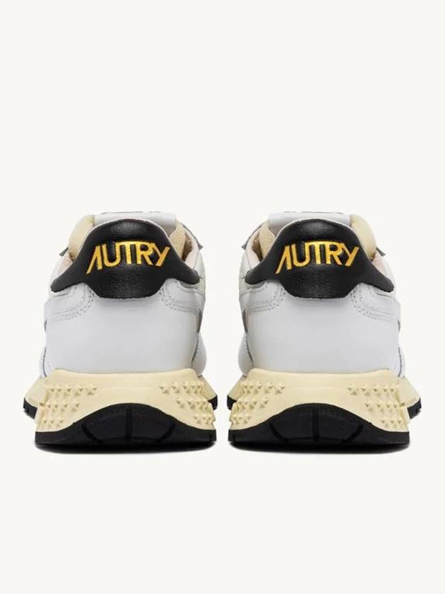 Autry Reelwind Low Sneakers In Nylon And Black And White Leather - AUTRY - BALAAN 3