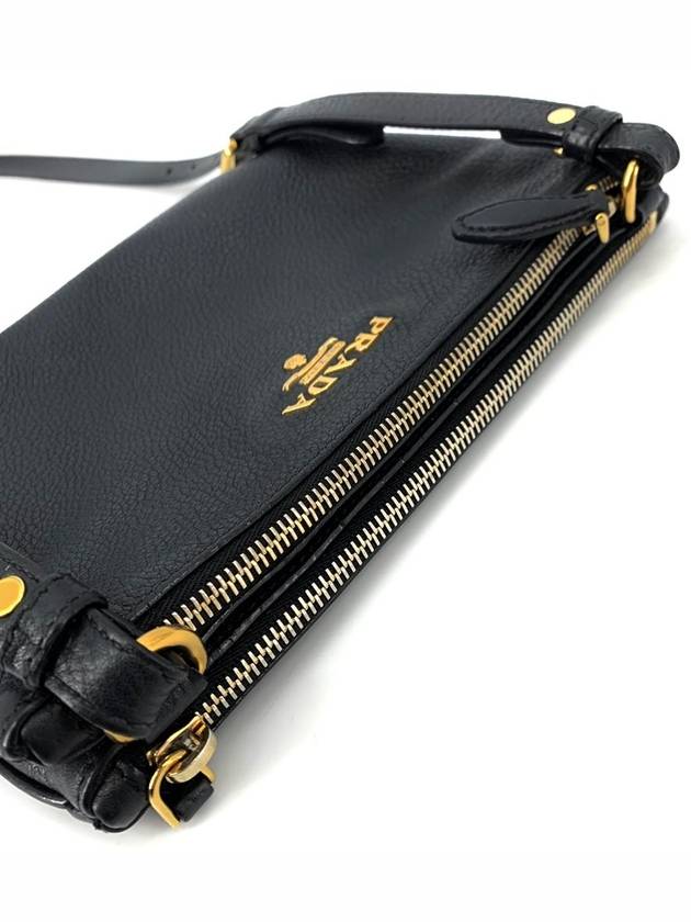 Vitello Phoenix Double Zipper Cross Bag 1BH046 - PRADA - BALAAN 6