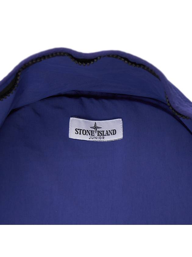 Kids Stone Island 90769 Garment Dyed Nylon Twill Backpack Ultramarine Blue - STONE ISLAND - BALAAN 7