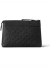 Pochette Voyage Souple Monogram Leather Pouch Bag Black - LOUIS VUITTON - BALAAN 5