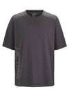 Men's Cormac Downward Short Sleeve T-Shirt Grey - ARC'TERYX - BALAAN 2