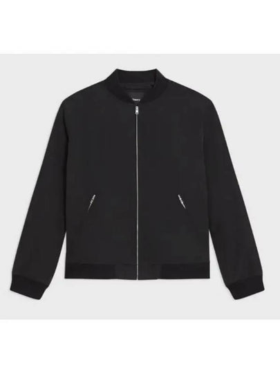 Tech Twill Bomber Jacket Black - THEORY - BALAAN 2