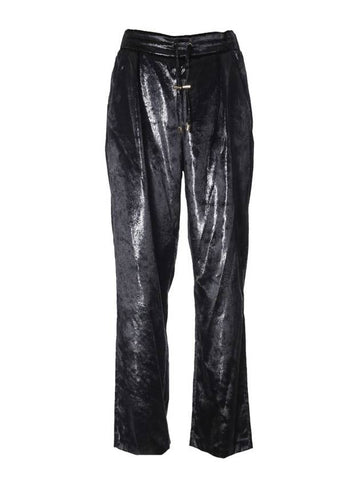 Iridescent Flare Cut Pants Black - BALMAIN - BALAAN 1