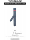 Striped Double Face Silk Jacquard Necktie Dark Blue - THOM BROWNE - BALAAN 3