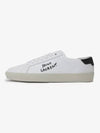 Court Classic Black Tab Low Top Sneakers White - SAINT LAURENT - BALAAN 2