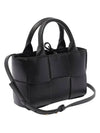 Candy Acro Intrecciato Tote Bag Black - BOTTEGA VENETA - BALAAN 3