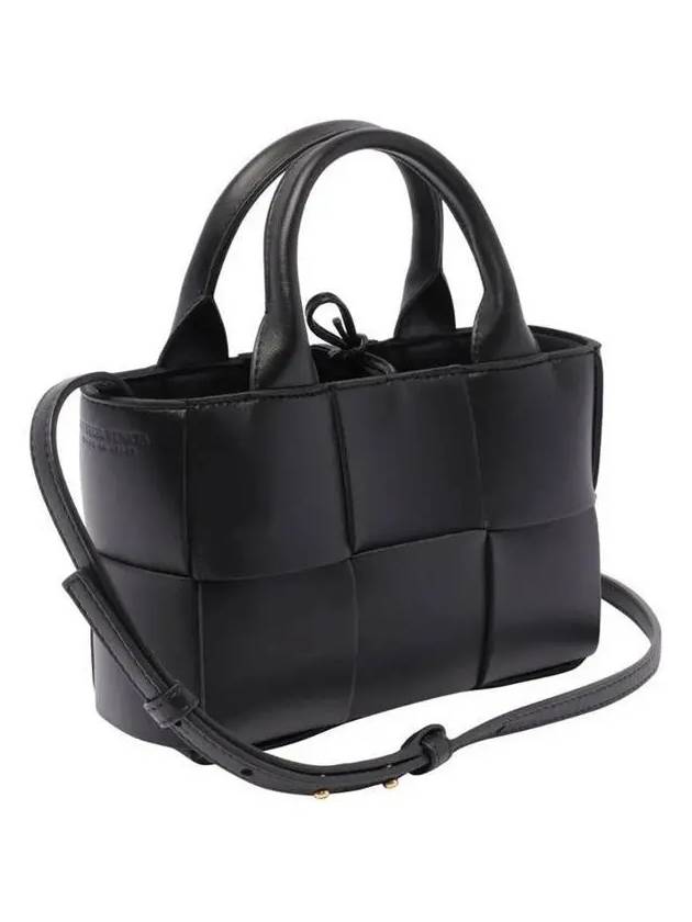 Candy Acro Intrecciato Tote Bag Black - BOTTEGA VENETA - BALAAN 3