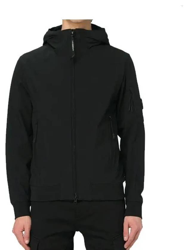 Shell R Hooded Jacket Black - CP COMPANY - BALAAN 6