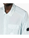 Chrome-R Pocket Over Long Sleeve Shirt Blue - CP COMPANY - BALAAN 5