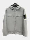 Wappen Patch Loft Soft Shell R Hooded Jacket Sky Blue - STONE ISLAND - BALAAN 2