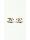 Women's CC Logo Pearl Pearl Earrings Gold - CHANEL - BALAAN 3