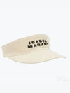 Tyry Logo Visor Cap Ivory - ISABEL MARANT - BALAAN 2