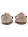 Patent Leather Rockstud Ballerina Beige - VALENTINO - BALAAN 4