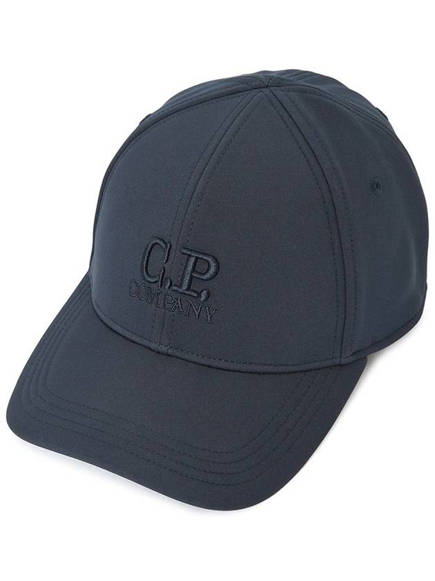 Kids Shell-R Logo Cap Hat Navy - CP COMPANY - BALAAN 1