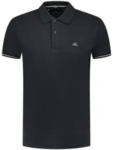 Polo T-Shirt 16CMPL189A006263G 999 Black - CP COMPANY - BALAAN 1