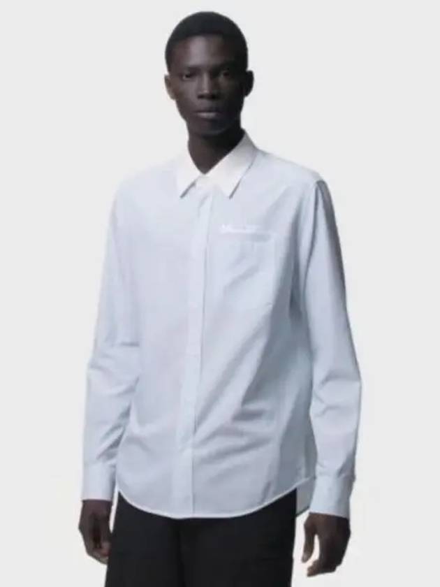 Long sleeved cotton and cashmere shirt 1AFAXC - LOUIS VUITTON - BALAAN 1