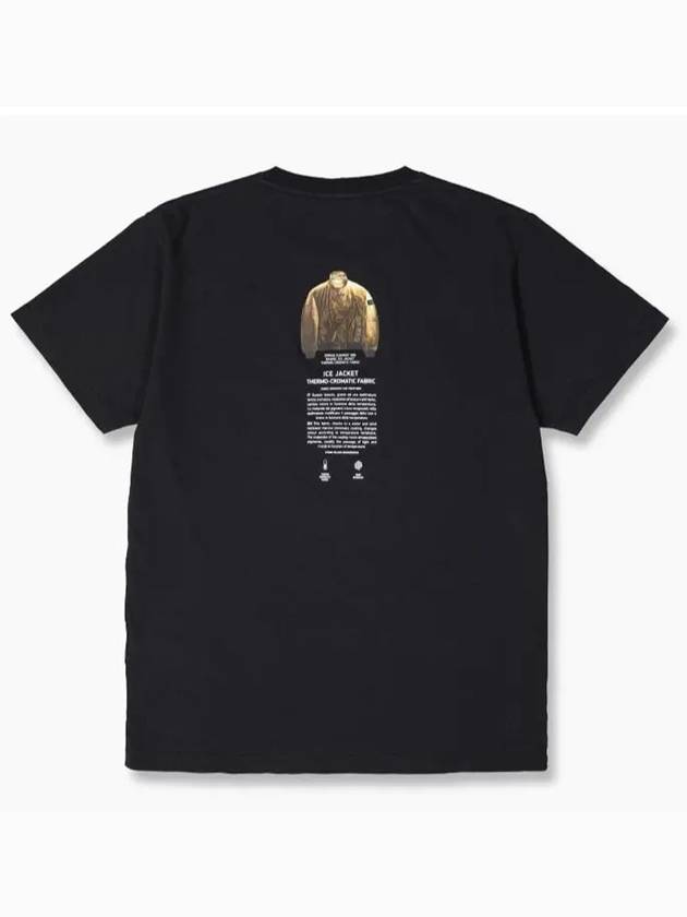 Archivio Cotton Short Sleeve T Shirt Black - STONE ISLAND - BALAAN 3