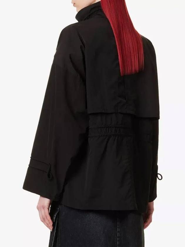 Deel Drawstring Waist Jacket Black - MONCLER - BALAAN 4