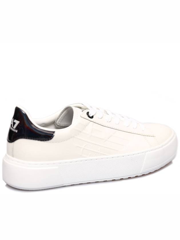 Platform Low Top Sneakers White - EMPORIO ARMANI - BALAAN 3